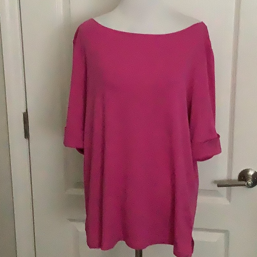 Womens Ralph Lauren pink cotton top
